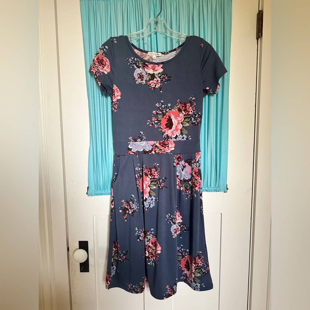 Stevie Hender Floral mini dress